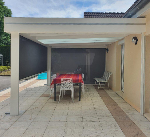 Pergola Toit Fixe avec puit de lumière