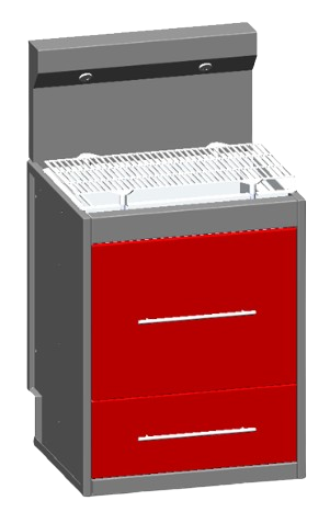 Module Barbecue Bois cuisine extérieur