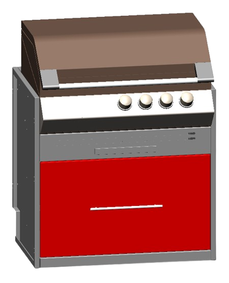 Module Barbecue Gaz Cuisine Extérieur