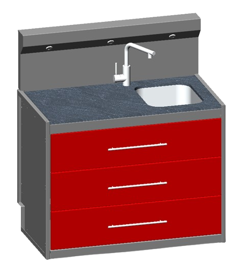 Module évier cuisine extérieur